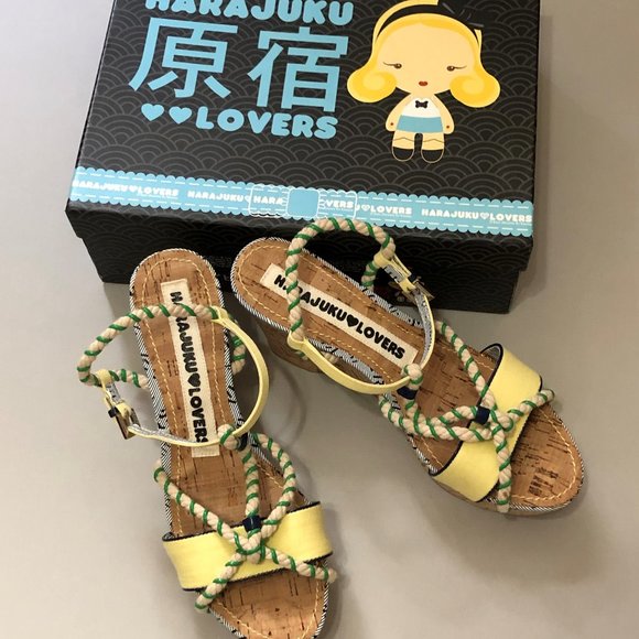 Harajuku Lovers - summer sandles - sz. 8.5 - Picture 1 of 5